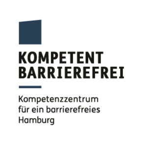 Logo Kompetenzzentrum für ein barrierefreies Hamburg